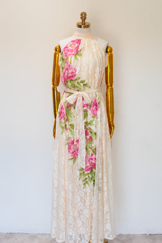 Vestido Encaje Floral