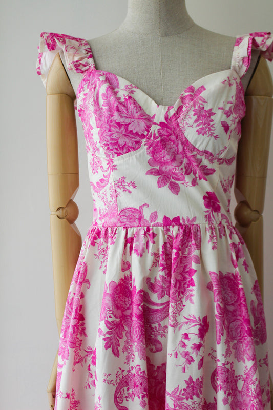 Vestido Floral Rosa